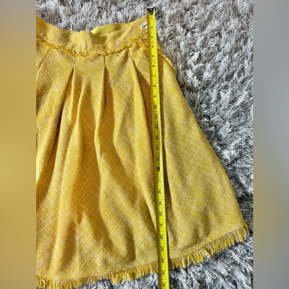 🍭Maeve Lined Yellow tweed Skirt - Picture 5 of 5